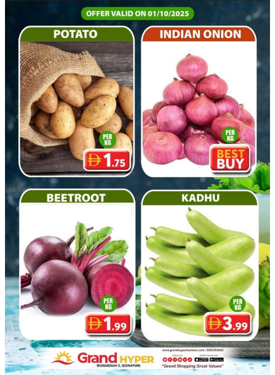 Veggie Wednesday - Grand Hyper Muhaisnah