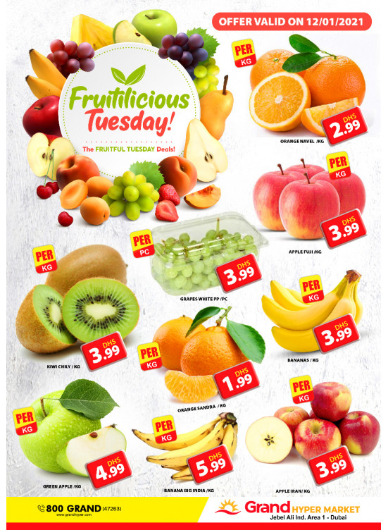 Fruitilicious Tuesday - Grand Hypermarket Jebel Ali