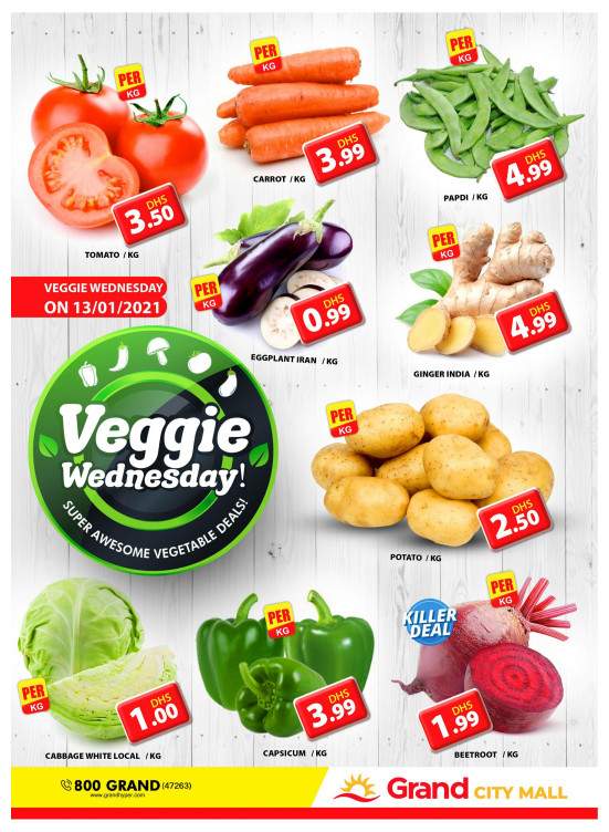 Veggie Wednesday - Grand City Mall