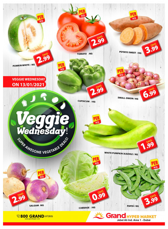 Veggie Wednesday - Grand Hypermarket Jebel Ali