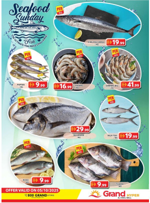 Seafood Sunday - Grand Hyper Al Khail Mall