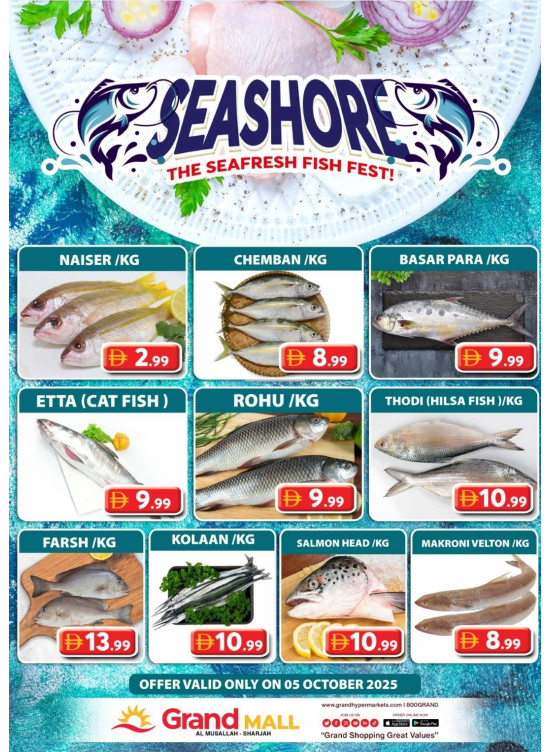 Seafood Sunday - Grand Mall Sharjah