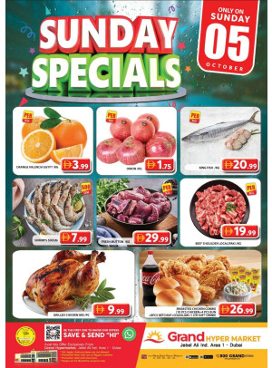 Sunday Specials - Grand Hypermarket Jebel Ali