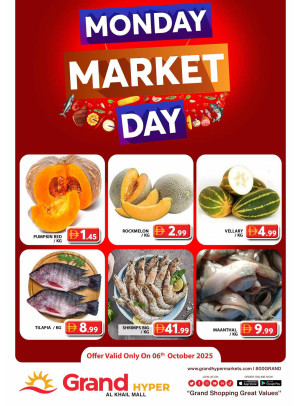 Monday Market Day - Grand Hyper Al Khail Mall