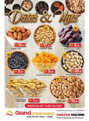 Date & Nuts Deals - Grand Hypermarket Jebel Ali