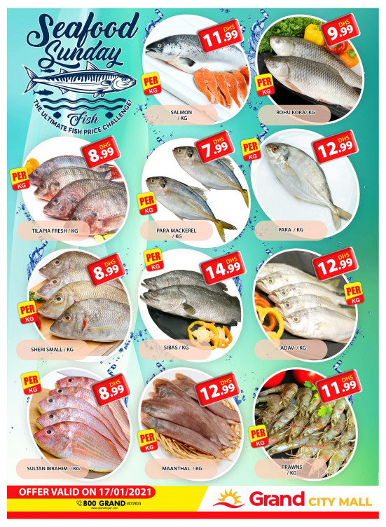 Seafood Sunday - Grand City Mall