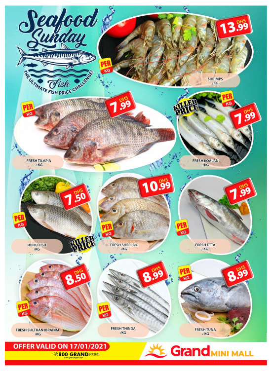 Seafood Sunday - Grand Mini Mall