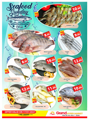 Seafood Sunday - Grand Hypermarket Jebel Ali