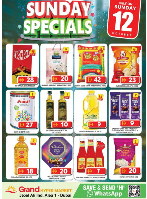 Sunday Specials - Grand Hypermarket Jebel Ali