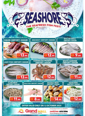 Seafood Sunday - Grand Mall Sharjah