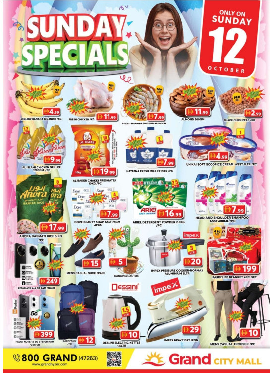 Sunday Specials - Grand City Mall