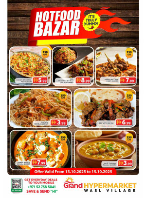 Hotfood Bazar - Wasl Village, Dubai