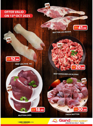 Meat Deals - Grand Hypermarket Jebel Ali