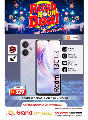 Rush Hour Deal - Grand City Mall