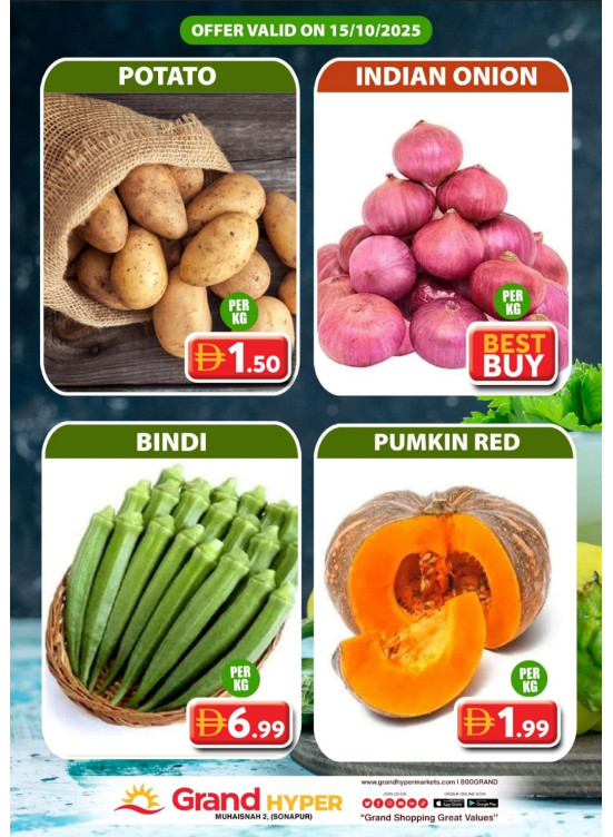 Veggie Wednesday - Grand Hyper Muhaisnah