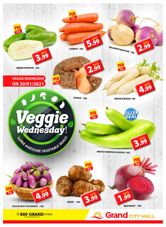 Veggie Wednesday - Grand City Mall