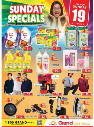 Sunday Specials - Grand City Mall