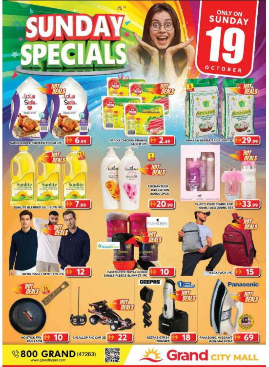 Sunday Specials - Grand City Mall