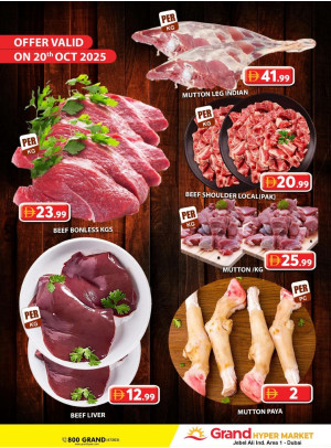 Meat Deals - Grand Hypermarket Jebel Ali