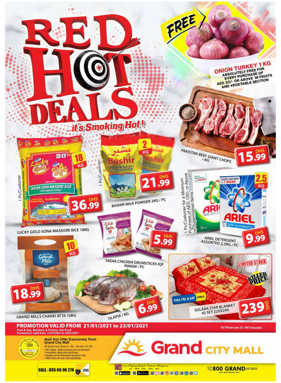 Red Hot Deals - Grand City Mall