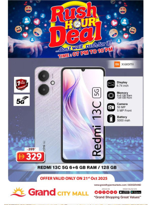 Rush Hour Deal - Grand City Mall