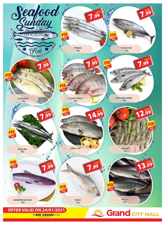 Seafood Sunday - Grand City Mall