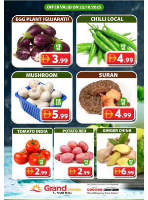 Veggie Wednesday - Grand Hyper Al khail Mall