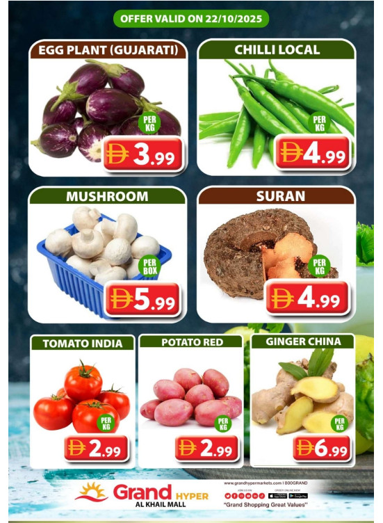 Veggie Wednesday - Grand Hyper Al khail Mall