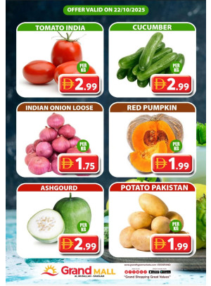 Veggie Wednesday - Grand Mall Sharjah