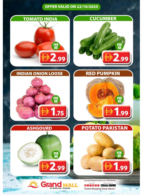Veggie Wednesday - Grand Mall Sharjah