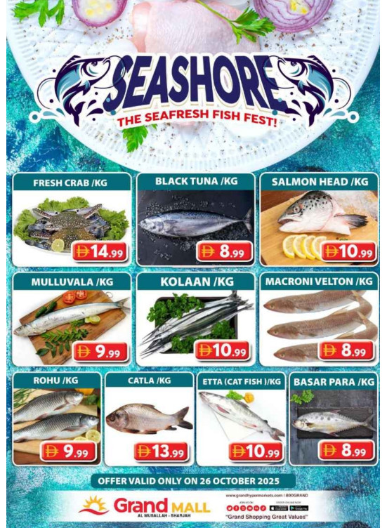 Seafood Sunday - Grand Mall Sharjah