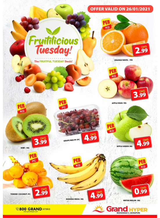 Fruitilicious Tuesday - Grand Hyper Muhaisnah