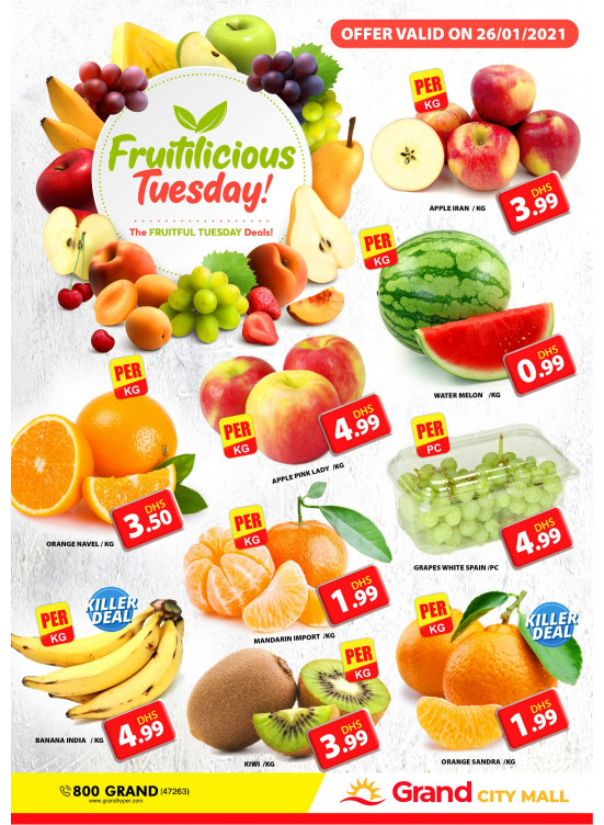Fruitilicious Tuesday - Grand City Mall