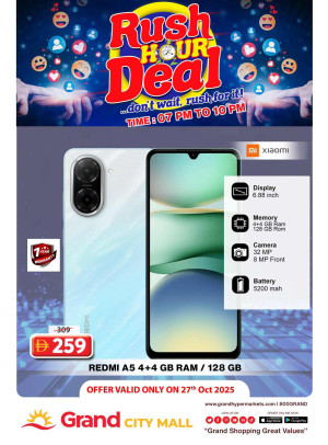 Rush Hour Deal - Grand City Mall