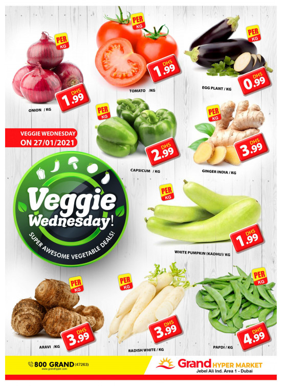 Veggie Wednesday - Grand Hypermarket Jebel Ali