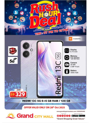 Rush Hour Deal - Grand City Mall
