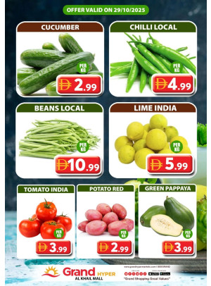 Veggie Wednesday - Grand Hyper Al khail Mall