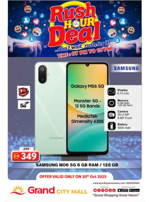 Rush Hour Deal - Grand City Mall