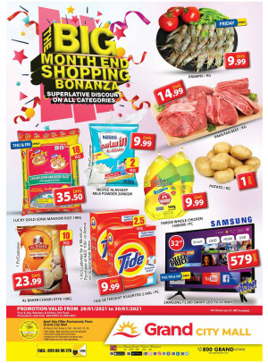 Big Month End Shopping Bonanza - Grand City Mall