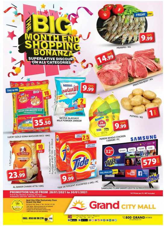 Big Month End Shopping Bonanza - Grand City Mall