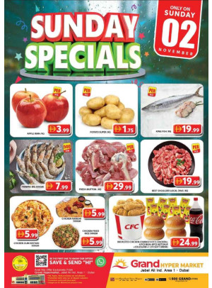 Sunday Specials - Grand Hypermarket Jebel Ali