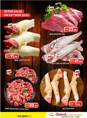 Meat Deals - Grand Hypermarket Jebel Ali