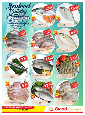 Seafood Sunday - Grand City Mall