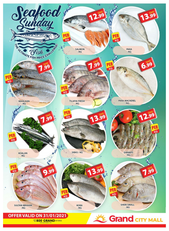 Seafood Sunday - Grand City Mall