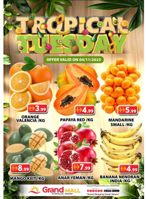 ثلاثاء الفاكهة - جراند مول الشارقة