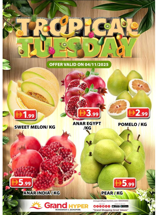 Fruitilicious Tuesday - Grand Hyper Muhaisnah