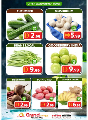 Veggie Wednesday - Grand Hyper Al khail Mall