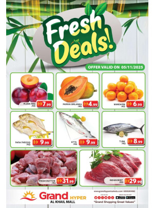Fresh Deals - Grand Hyper Al Khail Mall