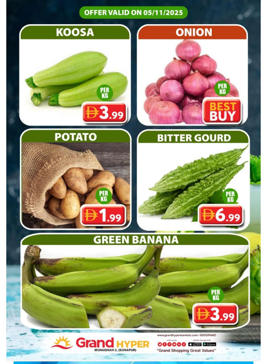 Veggie Wednesday - Grand Hyper Muhaisnah