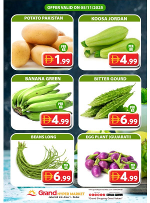 Veggie Wednesday - Grand Hypermarket Jebel Ali